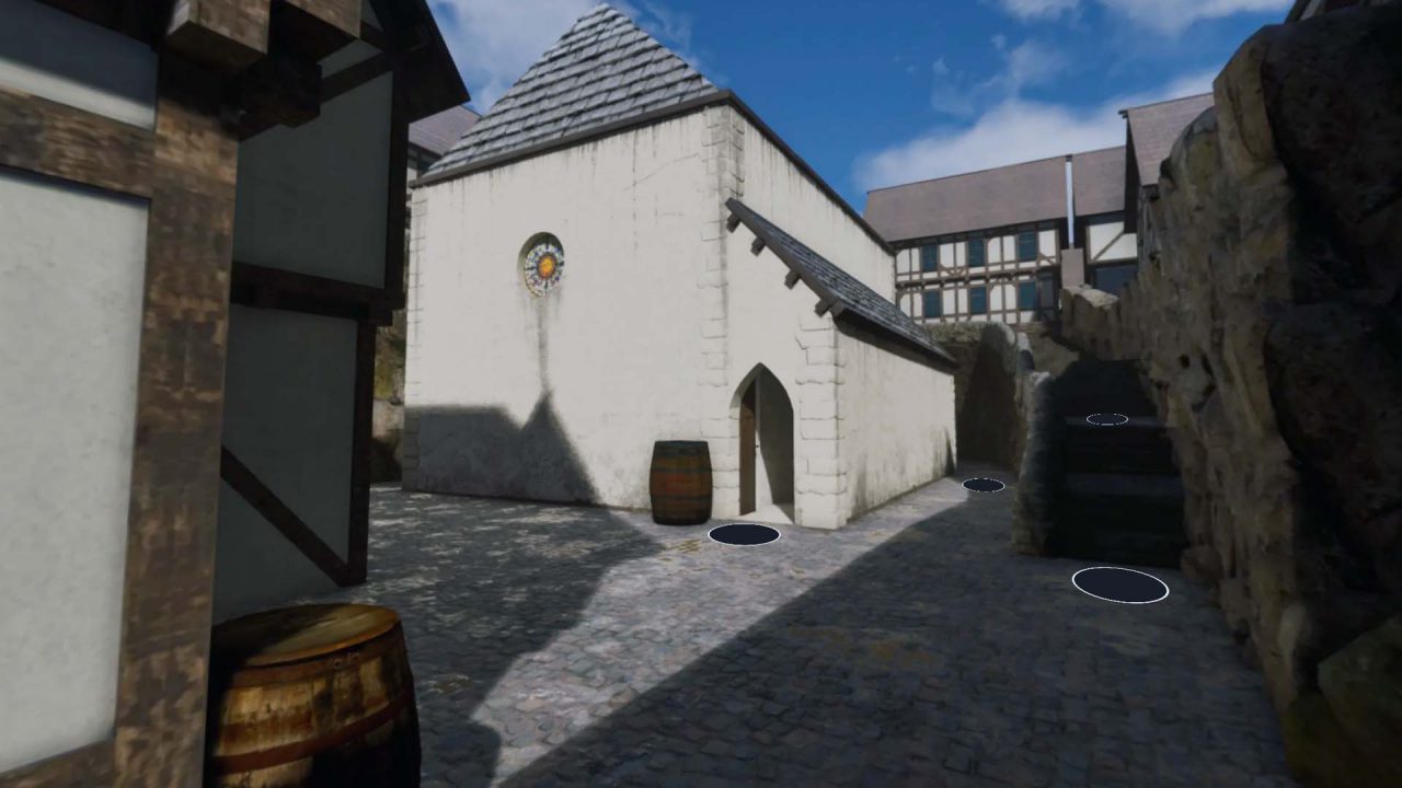 Reconstruction of the medieval synagogue at Marburg’s Obermarkt