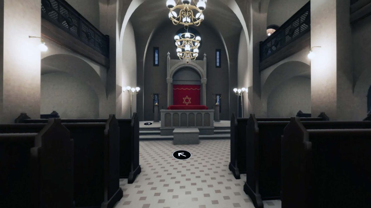 Reconstruction of the synagogue on Marburg’s Universitätsstraße